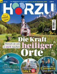 : Hörzu Fernsehzeitschrift No 35 vom 27  August 2021
