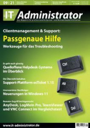 :  IT-Administrator Magazin September No 09 2021