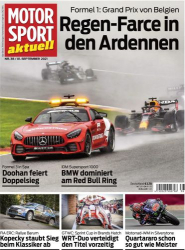 : Motorsport aktuell Magazin No 38 vom 01  september 2021
