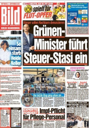 :  Bild Zeitung vom 01 September 2021