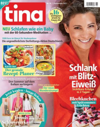 : Tina Frauenmagazin No 36 vom 01  September 2021
