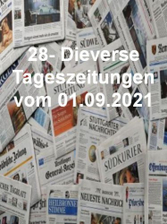 : 28- Diverse Tageszeitungen vom 01  September 2021
