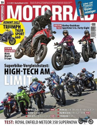 : Motorrad Magazin No 19 vom 03  September 2021
