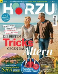 :  Hörzu Fernsehzeitschrift No 36 vom 11-17 September 2021