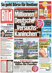 :  Bild Zeitung vom 06 September 2021