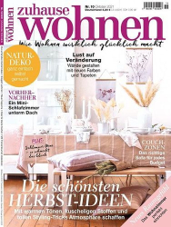 : Zuhause Wohnen Magazin No 10 Oktober 2021
