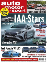 :  Auto Motor und Sport Magazin September No 20 2021