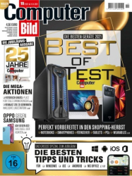 :  Computer Bild Magazin No 19 vom 10 September 2021