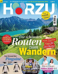 : Hörzu Fernsehzeitschrift No 37 vom 10  September 2021
