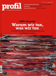 : Profil Nachrichtenmagazin No 37 vom 12  September 2021
