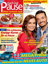 : Mach mal Pause Rätselmagazin No 37 vom 08  September 2021
