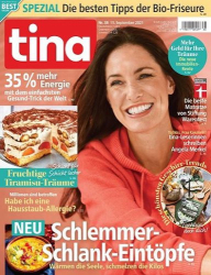 : Tina Frauenmagazin No 38 vom 15  September 2021

