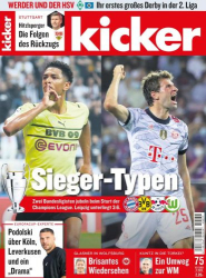 : Kicker Sportmagazin No 75 vom 16  September 2021
