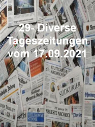 : 29- Diverse Tageszeitungen vom 17  September 2021
