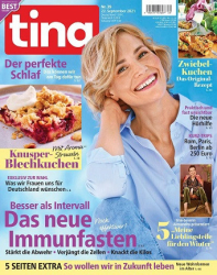 : Tina Frauenmagazin No 39 vom 22  September 2021
