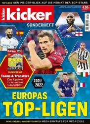: Kicker Sportmagazin Sonderheft Europas Top-Ligen September 2021
