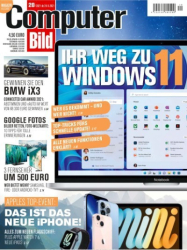 :  Computer Bild Magazin No 20 vom 24 September 2021