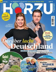 : Hörzu Fernsehzeitschrift No 39 vom 24  September 2021
