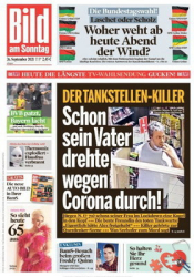 :  Bild am Sonntag vom 26 September 2021