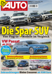 :  Auto Strassenverkehr Magazin No 22 vom 29 September 2021