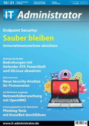 : It-Administrator Magazin Oktober No 10 2021
