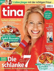 : Tina Frauenmagazin No 40 vom 29  September 2021
