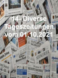 : 14- Diverse Tageszeitungen vom 01  Oktober 2021
