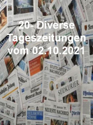 : 20- Diverse Tageszeitungen vom 02  Oktober 2021
