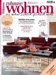 :  Zuhause Wohnen Magazin November No 11 2021