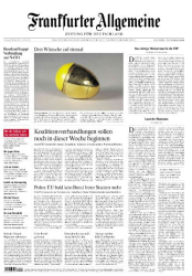 :  Frankfurter Allgemeine Zeitung vom 19 Oktober 2021