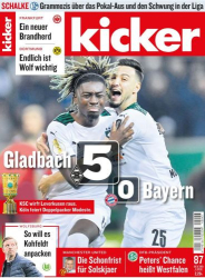 : Kicker Sportmagazin No 87 vom 28  Oktober 2021
