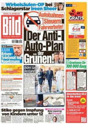 :  Bild Zeitung vom 30 Oktober 2021