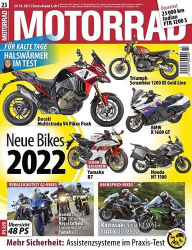 : Motorrad Magazin No 23 vom 29 Oktober 2021
