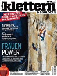 : Klettern und Bouldern Magazin No 08 2021
