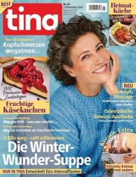 : Tina Frauenmagazin No 45 vom 03  November 2021
