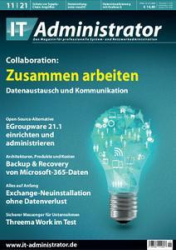 :  IT-Administrator Magazin November No 11 2021