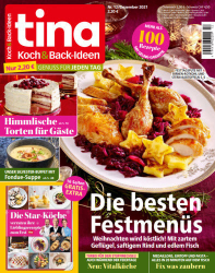 :  Tina Koch und Back-Ideen Magazin No 12 2021