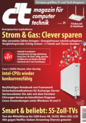 :  ct Magazin für Computertechnik No 25 vom 20 November 2021