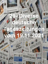 : 29- Diverse deutsche Tageszeitungen vom 19  November 2021
