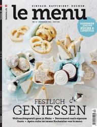 : Le Menu einfach rafiniert kochen Magazin No 12 Dezember 2021
