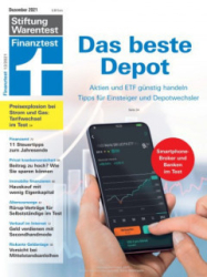 :  Stiftung Warentest Finanztest Magazin Dezember No 12 2021