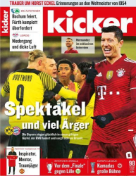 : Kicker Sportmagazin No 98 vom 06  Dezember 2021
