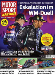 : Motorsport Aktuell Magazin No 52 Vom 08  Dezember 2021
