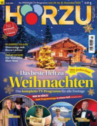 :  Hörzu Fernsehzeitschrift No 51 vom 24 bis 31 Dezember 2021