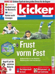 : Kicker Sportmagazin No 101 vom 16  Dezember 2021
