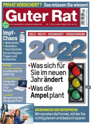 : Guter Rat Magazin No 01 Januar 2022
