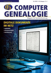 : Computer Genealogie Magazine für Familienforschung No 04 2021
