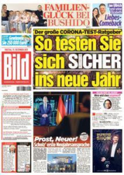 :  Bild Zeitung vom 31 Dezember 2021