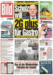 :  Bild Zeitung vom 07 Januar 2022