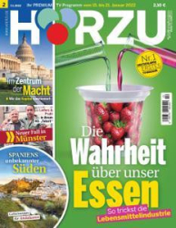 :  Hörzu Fernsehzeitschrift No 02 vom 15-21 Januar 2022